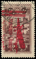 GRAND LIBAN PA 35b : 10p. Brun-lilas, Surcharge RENVERSEE, Obl., TB - Autres & Non Classés