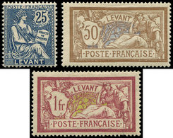 * LEVANT 24/26 : Mouchon Et Merson De 1906, TB - Altri & Non Classificati