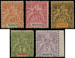 * MAYOTTE 10/14 : Type Groupe De 1892-99, N°14 Petit Bdf, TB - Autres & Non Classés