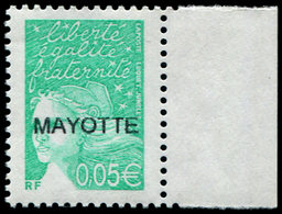 ** MAYOTTE 114a : 0,05 Vert-émeraude, Grand MAYOTTE, Bdf, TB. J - Altri & Non Classificati