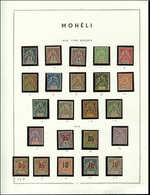 * MOHELI 1/16, 17/22 Et 17A (2 Ex. Dont 1 Tenant à Normal),18A, 19A Et 21A (2 Ex. Dont 1 Tenant à Normal), S. FA, Pays C - Altri & Non Classificati