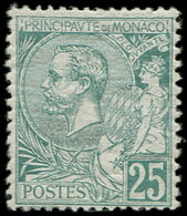 ** MONACO 16 : 25c. Vert, Albert Ier, TB - ...-1885 Precursori