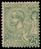 * MONACO 16 : 25c. Vert, Albert Ier, TB - ...-1885 Préphilatélie