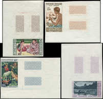 ** POLYNESIE FRANCAISE PA 1/4 : La Série NON DENTELEE Cdf, TB - Unused Stamps