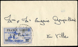 Let SAINT PIERRE ET MIQUELON 276 : 60c. S. 90c. Outremer, FRANCE LIBRE, Obl. Càd St PIERRE 10/6/42 S. Petite Env. Locale - Unused Stamps