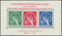 * BERLIN BF 1 : Réforme Monétaire, Ch. Hors Timbres, TB - Blokken