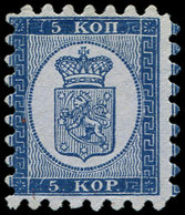 (*) FINLANDE 3A : 5k. Bleu Sur Azuré, TB - Unused Stamps