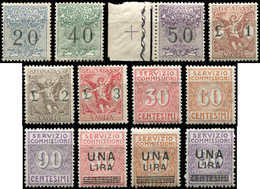 ** ITALIE Service 9/11 Et 12/14 + Timbres Pour Mandats 1/6, Bon Centrage, TB - Service