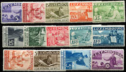 * LUXEMBOURG 259/72 : Secours Aux Intellectuels, La Série, TB - Unused Stamps