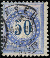 SUISSE Taxe 12 : 50c. Outremer, Obl., TB - Segnatasse