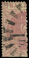 BARBADE 38b : 1d. T III S. Moitié De 5c. Rose, Obl., TB - Barbados (1966-...)