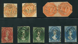 Tasmanie, Petit Lot De 7 T. Et Une PAIRE Obl. Entre N°2 Et 8, B/TB - Collections (en Albums)