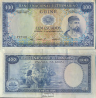 Portugisisch Guinea Pick-Nr: 45a Bankfrisch 1971 100 Escudos - Guinée