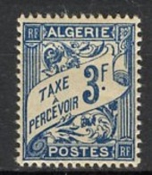 Algérie - Algerien - Algeria Taxe 1926-28 Y&T N°T11 - Michel N°P11 ***- 3f Type à Percevoir - Impuestos