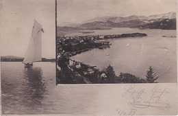 AK Pörtschach Am See Wörthersee 1899 Segelboot A Töschling Goritschach Maria Wörth Rennweg Velden Klagenfurt Kärnten - Pörtschach