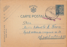 WW2 LETTER, CENSORED DEVA NR 23, KING MICHAEL, PC STATIONERY, ENTIER POSTAL, 1942, ROMANIA - 2de Wereldoorlog (Brieven)