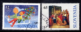 SLOVENIA 1996 Christmas Used.  Michel 171-72 - Slovenia