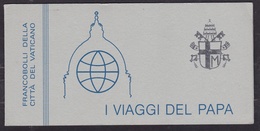 1984 Vaticano Vatican LIBRETTO VIAGGI DEL PAPA Di 16 Valori Booklet MNH** - Libretti