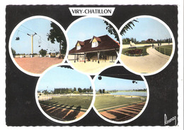 Viry-Châtillon (91 - Essonne)  Le Télé Siège Et Le Stade - Viry-Châtillon