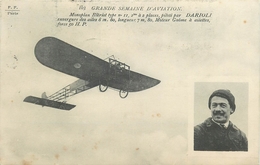 AVIATION - AVIATEUR - DARIOLI - AVION - MONOPLAN BLERIOT - Aviateurs