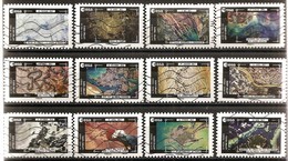 SERIE COMPLETE N° YVERT 1570 A 1581-ANNEE 2018-CARNET THOMAS PESQUET LA TERRE VUE DE LA STATION SPATIALE INTERNATIONALE - Adhesive Stamps