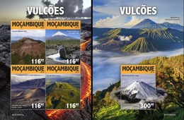 Mozambico 2019, Vulcans, 4val In BF +BF - Volcanos