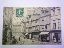 GP 2019 - 1577  LISIEUX  (Calvados)  :  La Grande-Rue Du Pont-de-Caen   1906   XXX - Lisieux