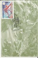 SPORTS, CLIMBING, CM, MAXICARD, CARTES MAXIMUM, 1998, ROMANIA - Bergsteigen