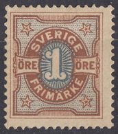 SVERIGE - SVEZIA - SWEDEN - 1892 - Yvert 51 Nuovo MH. - Neufs