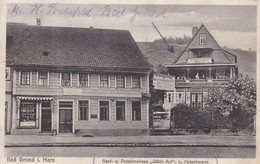 AK Bad Grund I. Harz - Gast- Und Pensionshaus "Glück Auf" L. Fleischmann - 1927 (41762) - Bad Grund