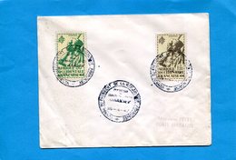 -Marcophilie- Enveloppe  -cachet  Voyage Du Président De La République V AURIOL-Conakry 25-4 1947- - Cartas & Documentos