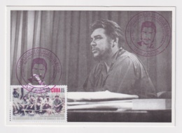 TMA-449 SPAIN ANTILLES 2008 MAXIM CARD ERNESTO CHE GUEVARA. RED CANCEL - Maximum Cards