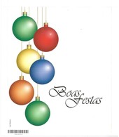 Brazil 2008 Aerogram Prepaid Stationery Merry Christmas Tree Balls Ornaments - Mint (GN 0015) - Ganzsachen