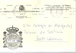 FRANQUICIA   SAGUNTO 1989 - Vrijstelling Van Portkosten