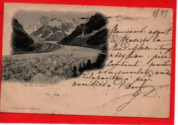 74 / CHAMONIX / LA MER DE GLACE  / PRECURSEUR / 1899 / TIMBRE  / - Chamonix-Mont-Blanc