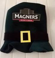 Chapeau Velours Lutin Irlandais Haut Forme Saint Patrick Magners Irish Cider - Caps