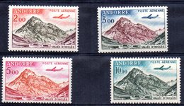 Serie Nº 181/4 Andorra Francesa Catalogo Edifil - Posta Aerea