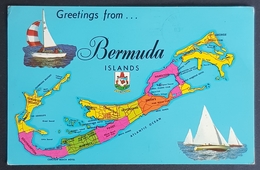 Delcampe - 1968 Hamilton Bermuda - London United Kingdom, Used - Bermuda