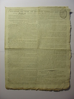 JOURNAL DU SOIR 19 NOVEMBRE 1797 - ECOLES SECONDAIRES - INSTRUCTION - COSTUMES REPRESENTANTS - PRISES MARITIMES MARINE - Decreti & Leggi