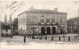 BLAMONT - L' Hotel De Ville - Trés Beau Cachet Perlé D GACOGNE (Nièvre)(114380) - Blamont