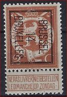 PREO Nr. 50 B MNH  ** 1914 - BRUSSEL 14 BRUXELLES En In Goede Staat ; Zie Ook Scan ! - Typografisch 1912-14 (Cijfer-leeuw)