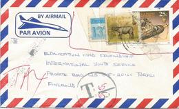 Zimbabwe 1992 Harare Snuff Container Rhino Underfranked Taxed Cover - Zimbabwe (1980-...)