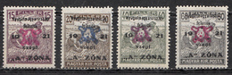 HUNGARY,WESTUNGARN MICHEL 13 , 14 , 15 , 17 MNH MH WITH SCULL - Local Post Stamps