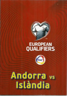 UEFA EUROPEAN QUALIFIERS.2020. ANDORRA-ICELAND, BOOKLET 16 PAGES LUXE, Disponible Seuls Aux Tickets VIP - 1950-Heden