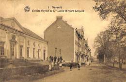 Hasselt - Société Royale De Ste Cécile Et Place Léopold (animée, 1923) - Hasselt