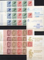 Eisschnellauf/Theater 1966 Schweden MH 10+13 I+II ** 10€ Schwedisch/english Art Se-tenant Sport Booklets Of Sverige - Sammlungen