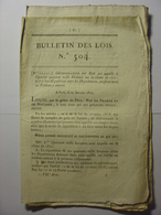 BULLETIN DES LOIS Du 5 FEVRIER 1822 - CLASSES 1821 - CHEMILLE - SAINT HILAIRE DU HARCOUET - MARTIGNE BRIAND - GIGNY Etc - Decrees & Laws