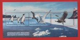 BG60 TAAF ** 2017 F822 Bloc Oiseaux - Unused Stamps