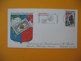 Lettre De La Réunion CFA  1965  N° 365 Tricentenaire Du Peuplement De L'Ile Bourbon Saint Denis - Storia Postale