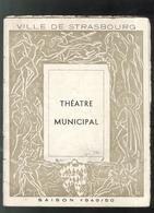 Programme Théâtre Municipal De Strasbourg - Monsieur Beaucaire - Saison 1949-1950 - Programme